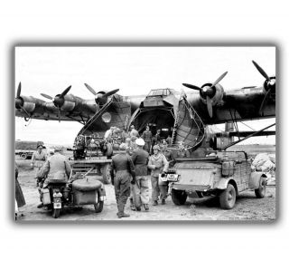 Ww2 Photo Messerschmitt Me 323 Gigant Loading Luftwaffe Glossy Size " 4 6 " G