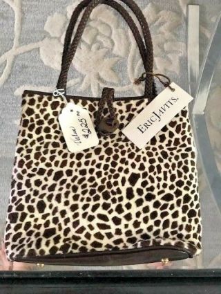 Eric Javits - Ladies - With Tags,  Pony Hair Leopard Handbag - Gorgeous