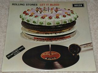 The Rolling Stones Let It Bleed Rare Complete Early Boxed 1969 Uk Stereo Ex,  Lp