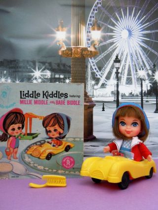 Mattel Kiddle Babe Biddle,  Car W/windshield,