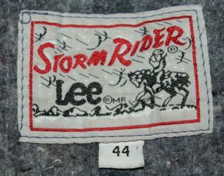 Lee Vintage USA Storm Rider Blanket Lined Denim Trucker Jacket Mens 44 Large REG 4