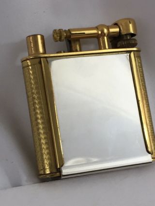 Vintage Amadame Vanity & Lift Arm Pocket Lighter - - Looks Like Dunhill