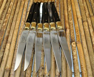 Laguiole Steak Knife Set Authentic Vintage $799 Tradition Jean Neron Laguiole 5