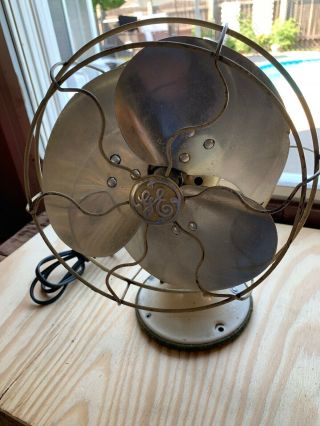 Vintage General Electric 55x165 3 - Blade 8 " Fan As - Is Display