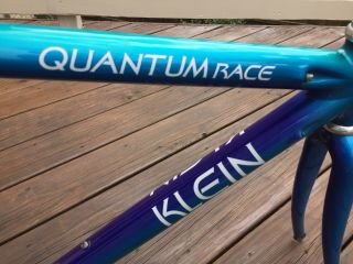 Vintage 1997 51cm Klein Quantum Race Frame,  Gradient Paint,  Cracked Hanger 4