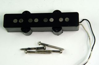1975 Fender Jazz Bass Neck Pickup W/ Cover Vintage American Usa