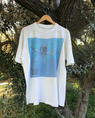 Vintage Nirvana Nevermind T - Shirt,  Kurt Cobain My Bloody Valentine,  Size Xl