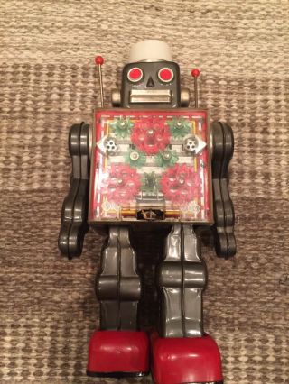 Vintage Horikawa Machine Gear Robot Japan Space Tin Toy Metal Yonezawa