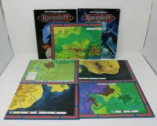 Ravenloft Realm of Terror Boxed Set Advanced Dungeons & Dragons AD&D TSR Vintage 7