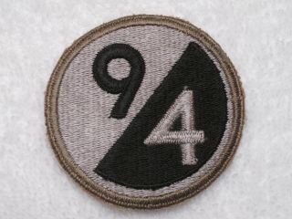 Us Army Wwii 94th Infantry Division Great Looking Vintage Patch