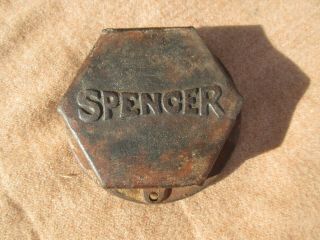 Vintage Antique 20’s 30’s Spencer Steel Threaded Screw - On Hub Cap Hubcap Nut