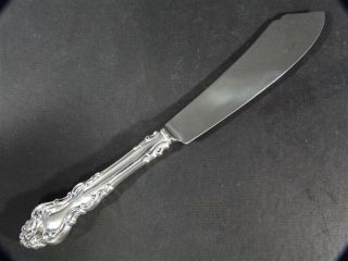 Reed & Barton Spanish Baroque Sterling Silver Handle Ice Cream Knife Server Nm