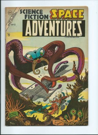 Science Fiction Space Adventures 11 - Rare Golden Age Charlton - June 1954 - Ditko