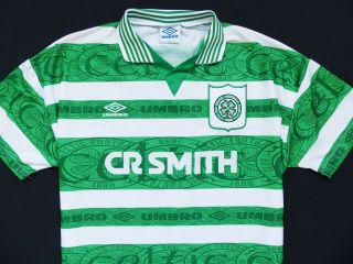 Vintage Shirt Umbro Celtic Glasgow Home 1995 - 97 Jersey Trikot S.  Xl (x - Large)