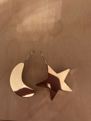 Stylish Trade - mark star and moon earrings (soho boutique brand) 2