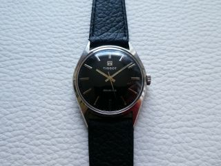 Very rare Vintage Steel TISSOT SEASTAR Men ' s dress watch from the 1966 ' s year 4