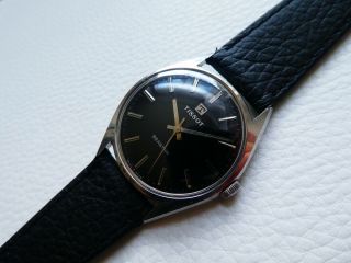 Very rare Vintage Steel TISSOT SEASTAR Men ' s dress watch from the 1966 ' s year 7