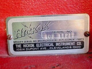 Vintage Hickok 600A Dynamic Mutual Conductance Tube Tester / 10