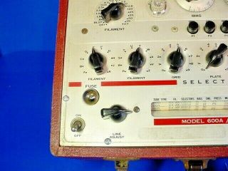 Vintage Hickok 600A Dynamic Mutual Conductance Tube Tester / 4