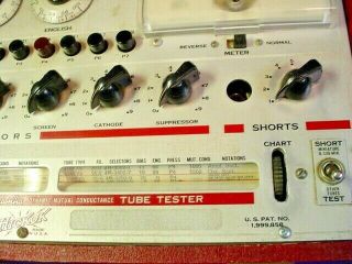 Vintage Hickok 600A Dynamic Mutual Conductance Tube Tester / 7