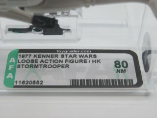 Vintage 1977 Kenner Star Wars Action Figure HK Stormtrooper AFA 80 NM First 12 7