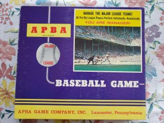 Vintage 1982 - 83 Apba Baseball Game Complete Set