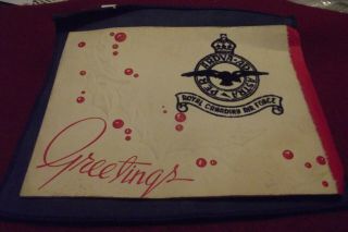 Ww Ii Canadian Christmas Card To The Royal Canadian Air Force