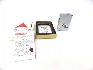 Vtg.  1974 Unfired Zippo Advertising Capitol Tooling Inc,  South Bend Ind.  W/box