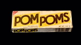 Vintage Pom Poms Candy Box - Aurora Prehistoric Scenes No.  6 Flying Reptile Advert