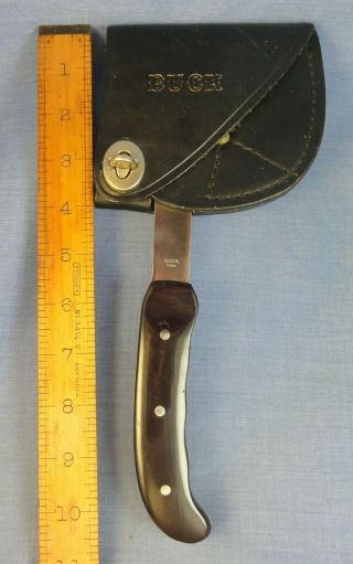 Buck Usa Camp Axe No.  106,  With Sheath,  Vintage 1967 - 72 W/no Number 2 Line Stamp