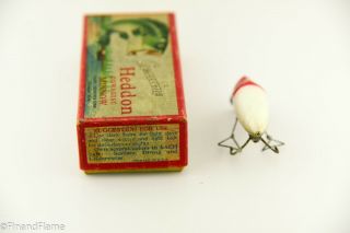 Vintage Heddon Dowagiac No Snag River Runt Spook Minnow Lure ET5 4