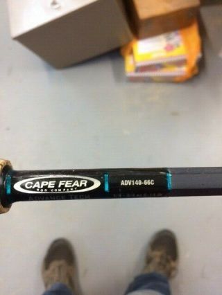 Cape Fear Casting Rod Adv140 - 66c Very Rare Rod,  Shape