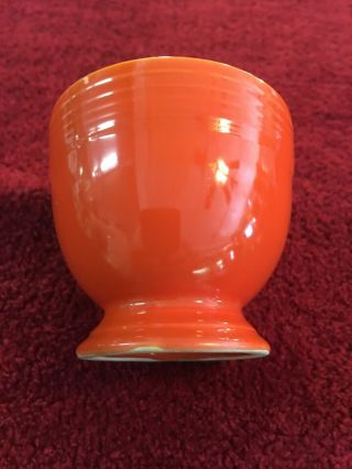 Vintage Fiesta Egg Cup In Red - - No Issues - Bright & Shiny Piece