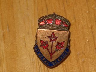 Ww2 Canadian War Service Badge General Service 359445