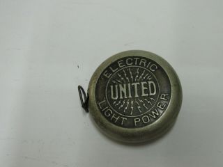 Lufkin Advertising Vintage Measuring Tape The United Electric Light & Power Co.