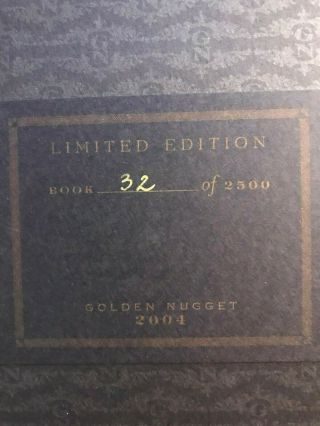 Vintage Vegas - Golden Nugget - (2004 Limited Edition) - Signed & Numbered - 32/2000 2