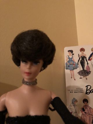Barbie: VINTAGE SOLO IN THE SPOTLIGHT Brunette Bubblecut BARBIE Doll w/Box 2