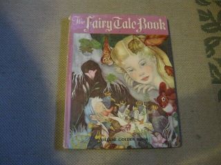 Deluxe Golden Book The Fairy Tale Book 1958 1st Print Vintage Marie Ponsot Segur