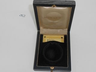 Vintage Antique Wooden Howard Pocket Watch Box 1915