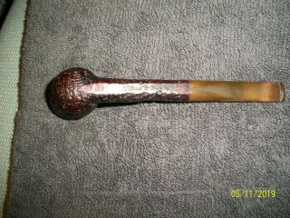 VINTAGE - DUNHILL SMOKING PIPE - SHELL MADE IN ENGLAND - 137 - US PATENT 417574/34 2