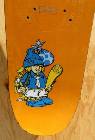 1993 Sims Noah Salasnek Vintage Pro Snowboard - Classic Orange Top Skateboard 9