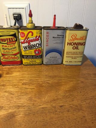 Vintage Oil Can SHELL MOBIL SINCLAIR PHILLIPS 66,  Others Household Oil 4