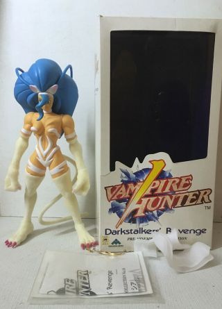 Rare Darkstalkers Felicia Action Figure Vampire Capcom Medicom Doll Toy 1990s