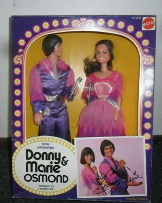 Vintage Mattel Donny & Marie Osmond Dolls 1976