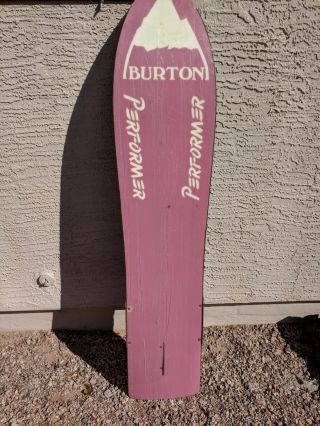 Vintage Burton Performer Elite Snowboard w/ bag 10