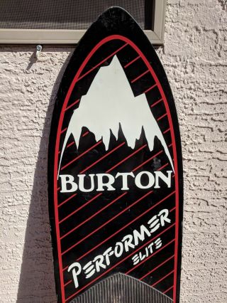 Vintage Burton Performer Elite Snowboard w/ bag 3