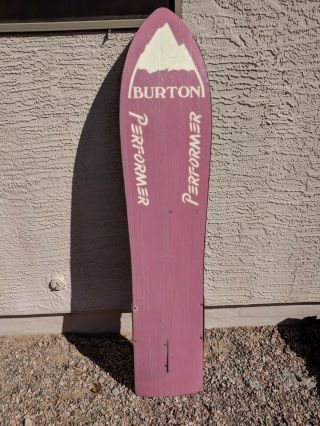 Vintage Burton Performer Elite Snowboard w/ bag 6