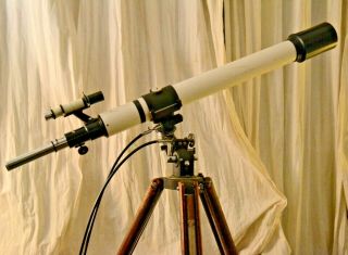 Vintage Sears 4454 Telescope 80mm/1200mm Refractor f/15 (Towa Model 339) 2