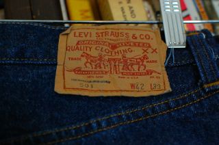 Vintage Levi’s 501 Selvedge Red Line Jeans Made USA 6 70s 80s 42 x 33 (38 x 26) 3