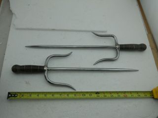 Vintage 1980s Sai Martial Arts Weapon Set 19 "